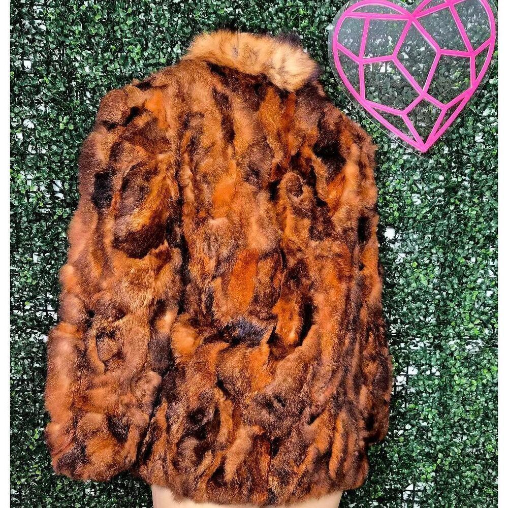 Vintage patchwork fur coat - Picture 3 of 6